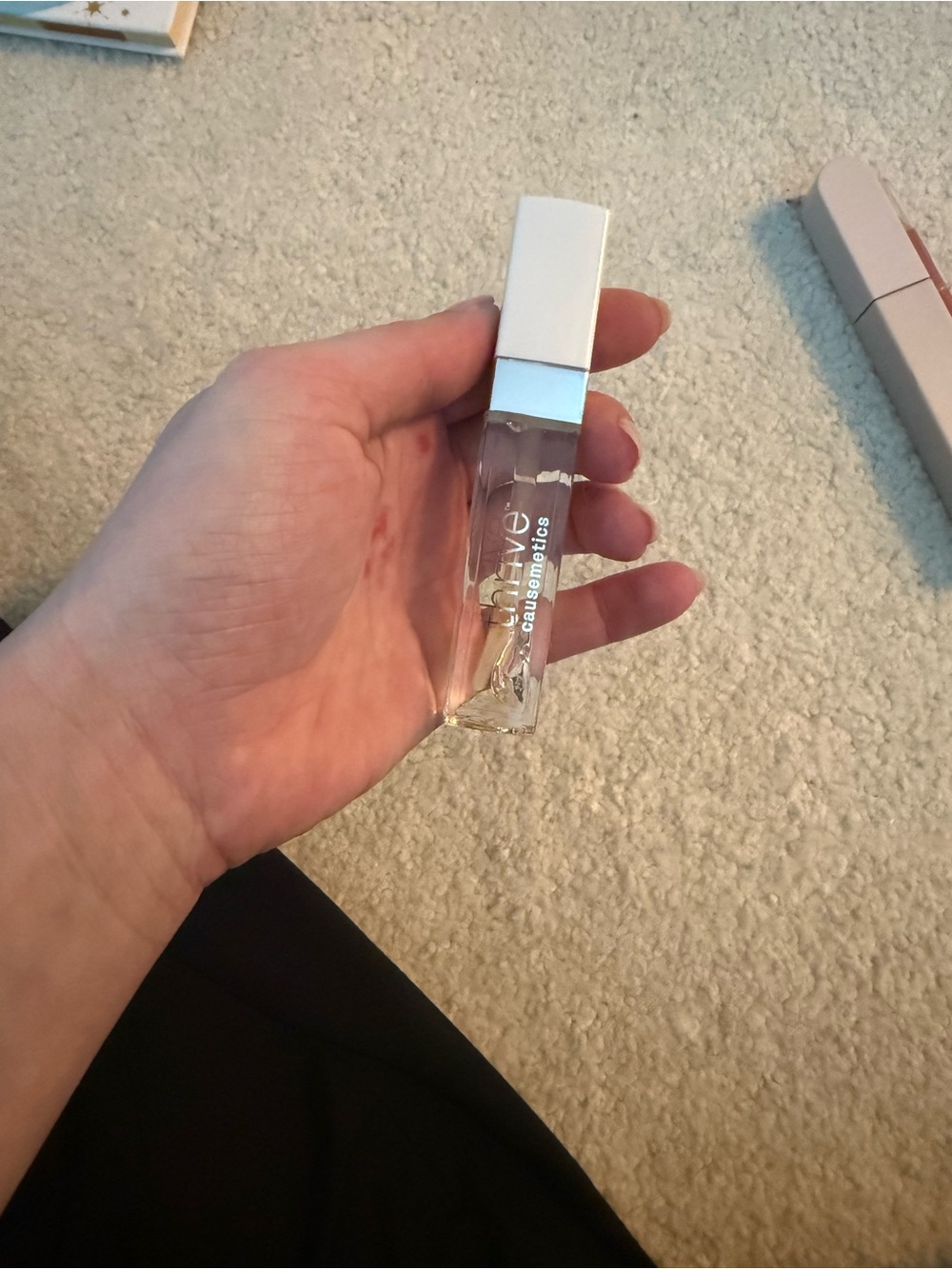 thrive causemetics Clear Lip Gloss - White Cap, Transparent Tube